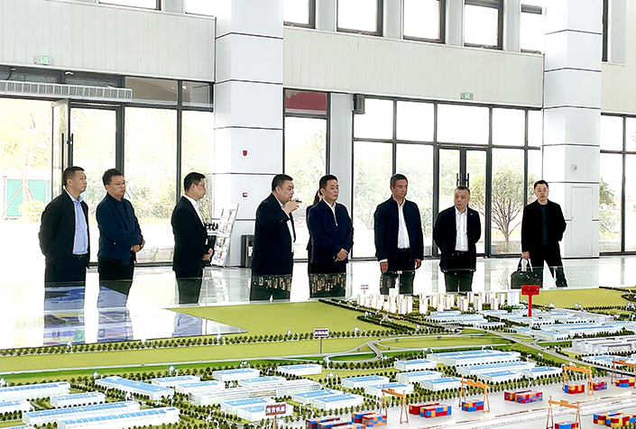 市委副書記、政法委書記汪濤一行調(diào)研胥家橋綜合物流園項目