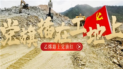 “乙烯路上黨旗紅”黨建品牌創(chuàng)建系列報道（二）黨旗插在工地上