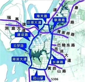 岳陽市首條城市環(huán)線呼之欲出