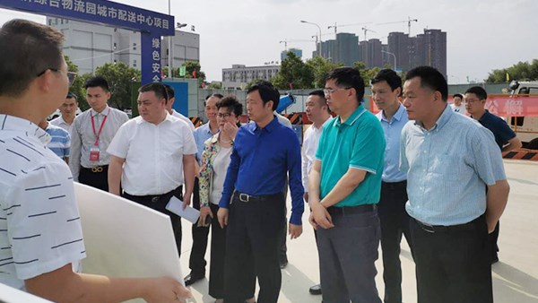 常務(wù)副市長(zhǎng)李摯帶隊(duì)調(diào)研胥家橋綜合物流園項(xiàng)目