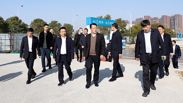 市委常委、副市長(zhǎng)李建華現(xiàn)場(chǎng)調(diào)研胥家橋綜合物流園項(xiàng)目