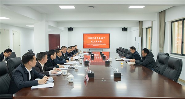 市城運(yùn)集團(tuán)黨委班子召開(kāi)2022年度民主生活會(huì)